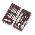 Wholesale Stainless Steel Nail Clippers Scissors Nail Trimming Tools 12pcs Nail Tool Set
