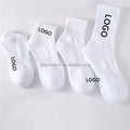 Unisex Customised Summer Sports Socks OEM ODM High-Crew Knitted Socks with Logo on Cuff for Basketball and Soccer for Adults