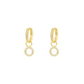 Fine Jewelry Earrings CZ Cubic Zirconia 925 Sterling Silver Earrings Jewelry Cartilage Small Huggie Hoops Drop Earrings