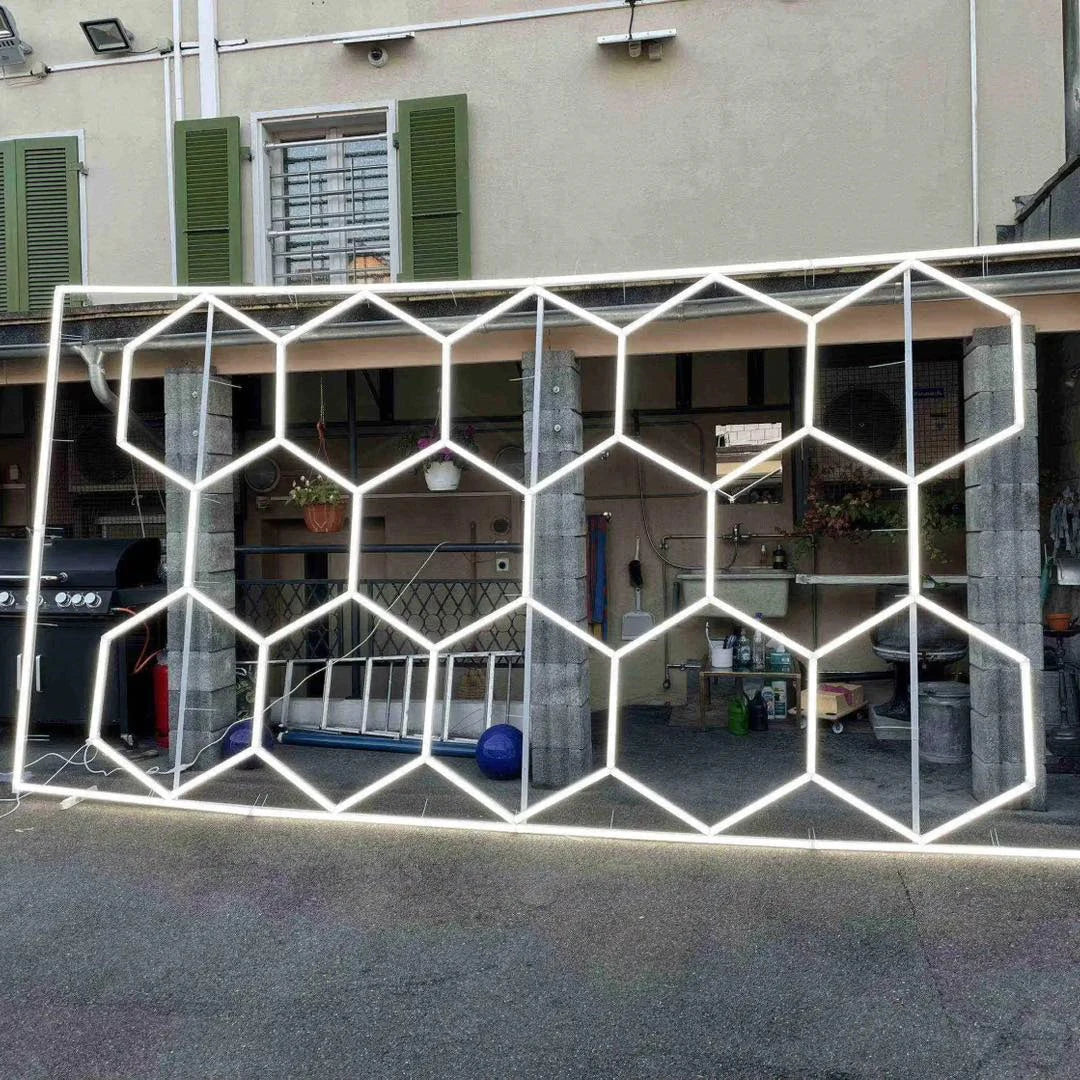 Led Hexagon Lights Hex Lights for Garage Ceiling Working Light