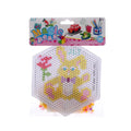 Factory Supply Custom Design Eco-friendly Plastic/EVA Mini Hama Beads Pegboard 5mm Perler Bead Toy DIY Design Board for Kids