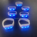 Customized DMX Remote Controlled Glow LED Wristband Flashing Arm Bands for Music Festival Concert Graduation or Ramadan Event