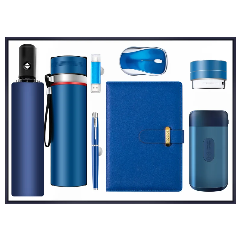 High-End Electronic Business Gift Set Custom Logo Promotional Souvenirs for Birthdays Weddings Includes Gadgets Items for Guests