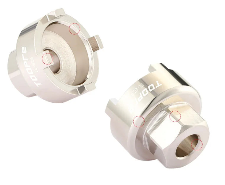 TL-S26 16T/17T/18T TOOPRE Tool Bicycle Freewheel Flywheel Removal Sleeve Single Speed Bike Cassette Tool