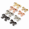 Meetee BF327 45mm Bag Accessories DIY Handmade Decorative Buckles Zinc Alloy Butterfly Knot Adorn for Garment Shoes Fittings