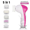 Portable Multifunction Face Facial Cleansing Brush Spa Skin Massage Electric Rotating Cleaning Brush