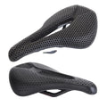 IRONDONKEY 3D Technology Printed Carbon Fiber Bicycle Saddle Lightweight Honeycomb Seat Cushion Highway Mountain Soft PU Rubber