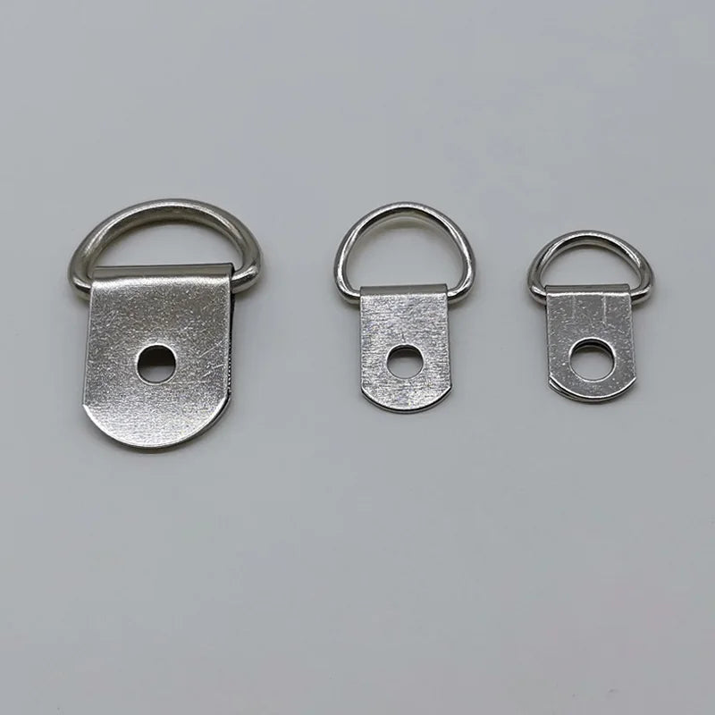 Eco-friendly D Ring Single-hole Iron Metal Galvanized Photo Picture Frame Hanger Wall Hook with Box