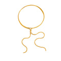 Ins Simple Waterproof 18K Gold Plated Women Herringbone Chain Necklace Flat Stainless Steel Snake Bone Chain Choker Necklace