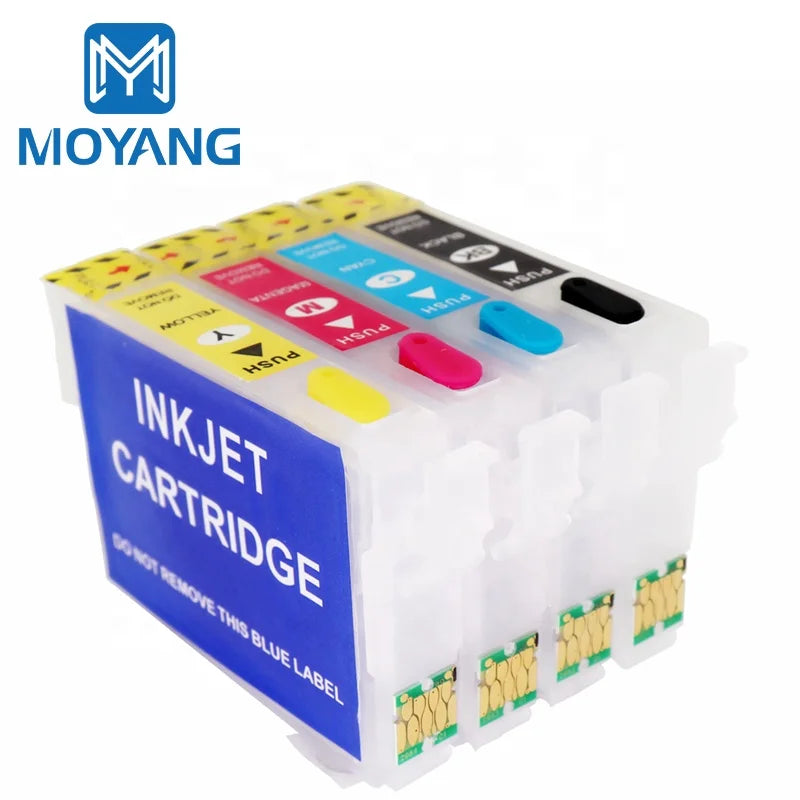 MoYang Compatible for EPSON T1811-4 Refill Ink Cartridges XP-102/XP-202/XP-302/XP-402/XP-105/XP-205/XP-305/XP-405/XP-405 Printer