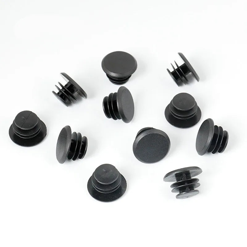 YOUME Durable 1 Pair Black Bicycle Handlebar Grip End Cap Plastic MTB Road Bike Plugs for Bicycle Parts