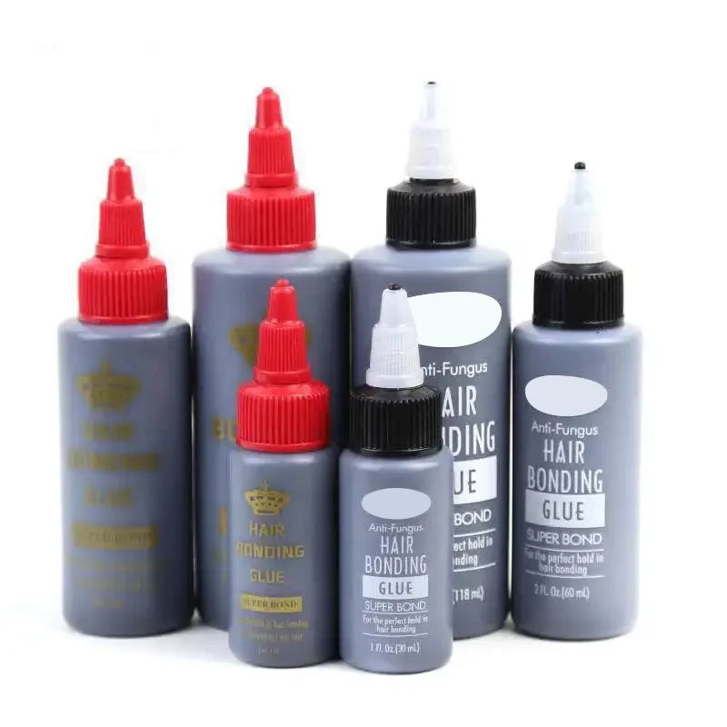 1OZ 2OZ 4OZ Black White Perfect Hold Waterproof Adhesive Hair Weaving Weft Extensions Bonding Glue