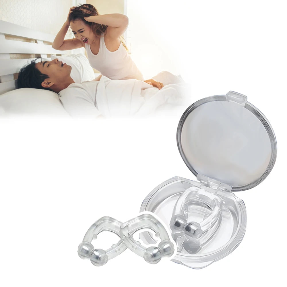 2025 Hot Trending Anti-Snoring Nasal Silicone Material Comfortable Wear Snore Nose Clip