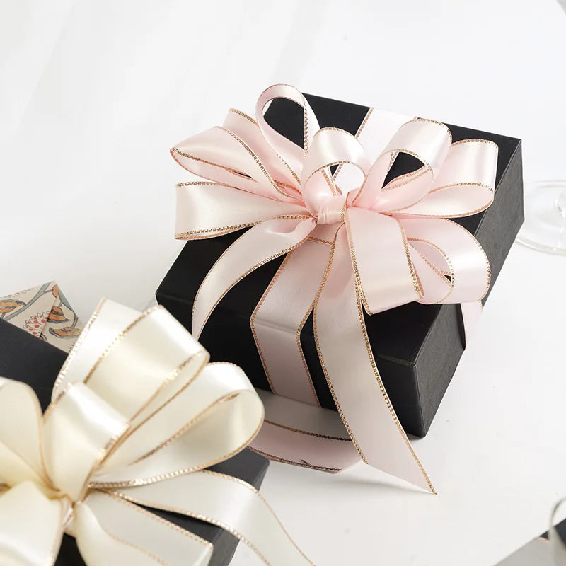 Factory Oem Custom Sizes Elastic Printed Decorative Gift Ribbon Room Decor Bow Design Ribbons
