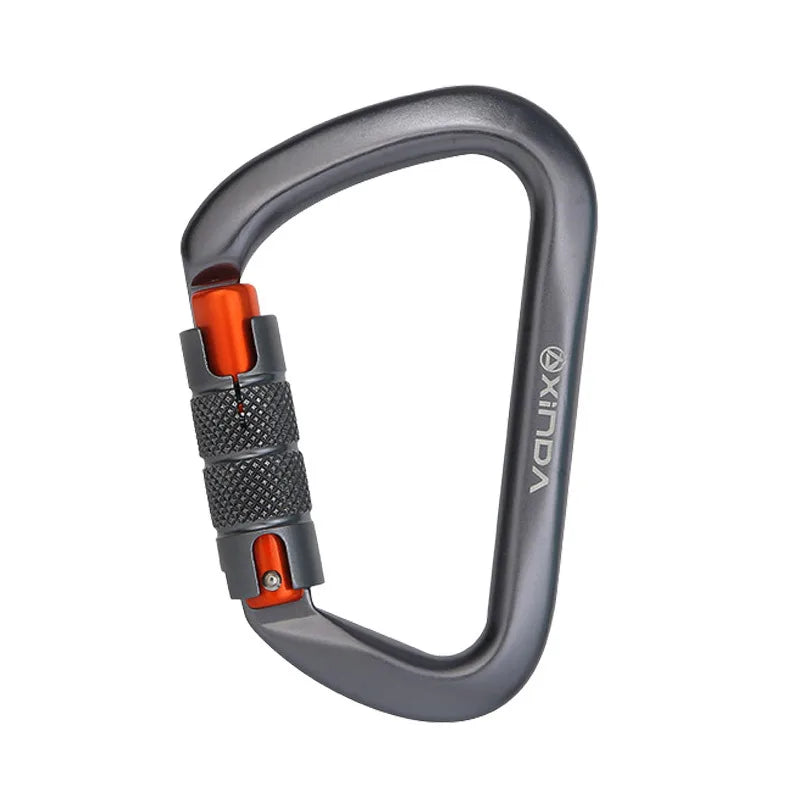 Outdoor Rock Climbing Safety Hook Fast Hanging Load Bearing Buckle D/O Type Hook for Mountaineering Equipment