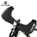 WEST BIKING Winter Thermal Velvet Bicycle Handlebar Gloves Waterproof  Reflective Warm Mittens MTB Riding Motorcycle Gloves