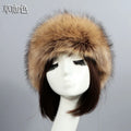 Faux Fur Hollow Hat Headbands High Quality Wholesale Winter Womens Russian Warm Faux Fur Hat and Headbands