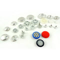 Hat Raw Material Factory 24L Fabric Covered Cap Button