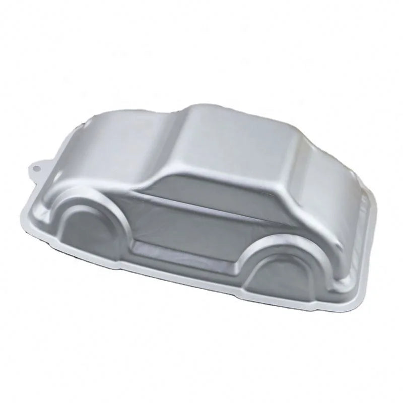 11 Inch Anodised Aluminium Cake Mold Car Shape Tin Kids 3D Birthday  Car Cake Mold