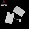 Ready to Ship White 20ml Plastic Credit Card Pocket Sized Flat Spray Bottle