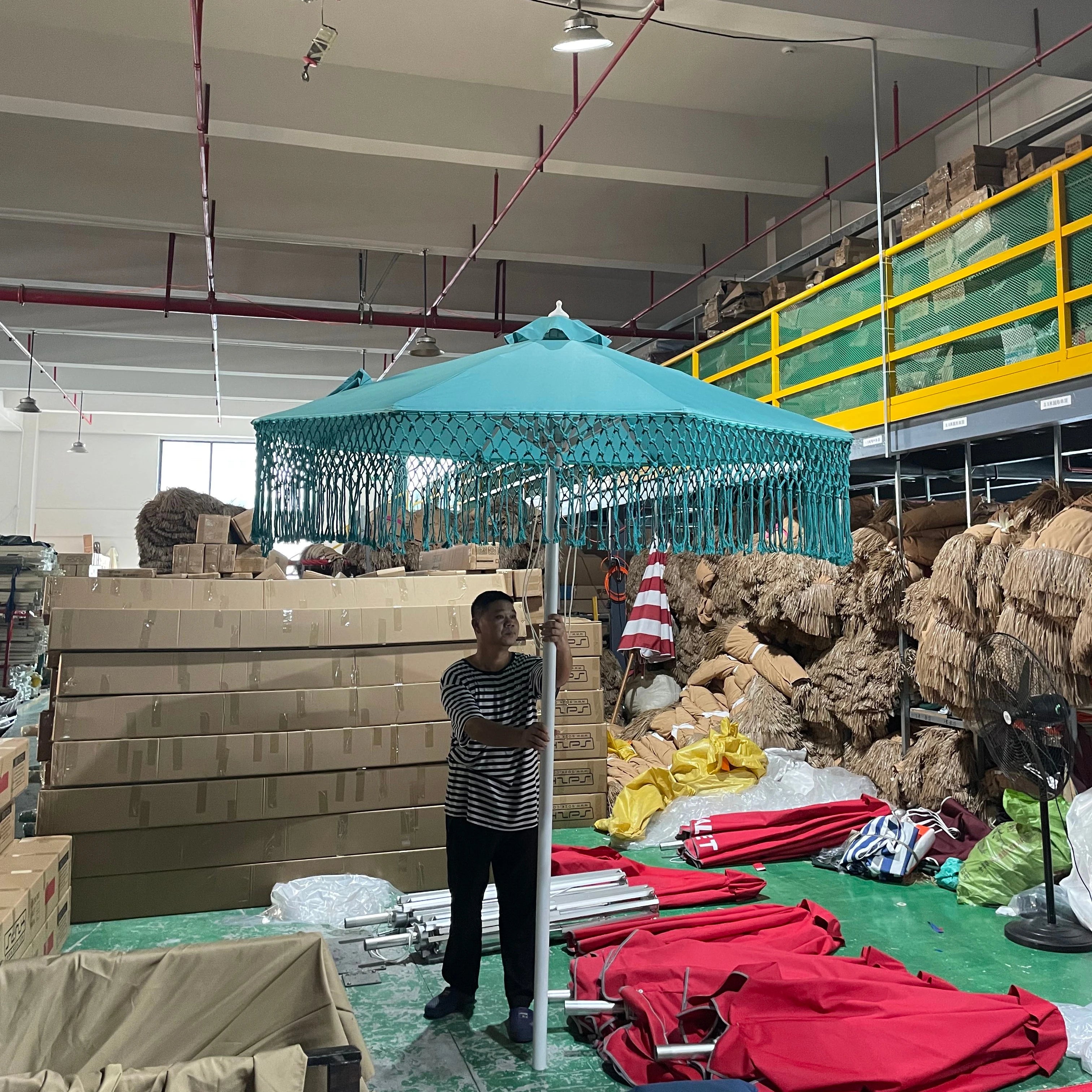 SYF Specially Designed Long Flow Umbrella for All Shade Areas