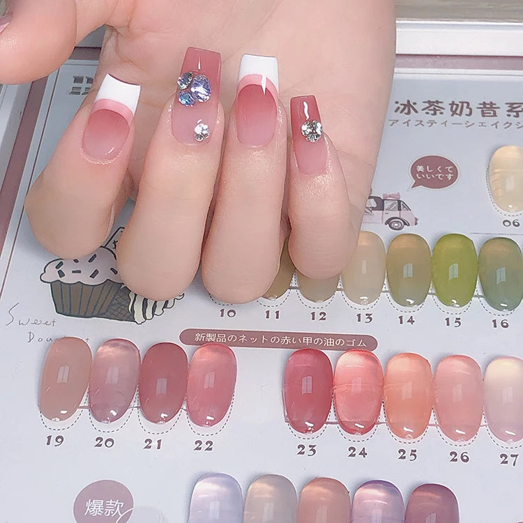 ZRKGEL OEM/ODM Gel Polish Private Label Soak Off Gel Nail Polish Transparent 3-Step Customized UV Gel Polish