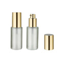 Custom 20mm 20/410 Electroplating Gold Cream Treatment Pump Bottle with 30ml Bottle