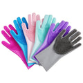 Wholesale Multi-Function Printed Magic Gloves Anti-Hot Skid Silicone Dishwashing Gloves Reusable Waterproof for Kitchen Use