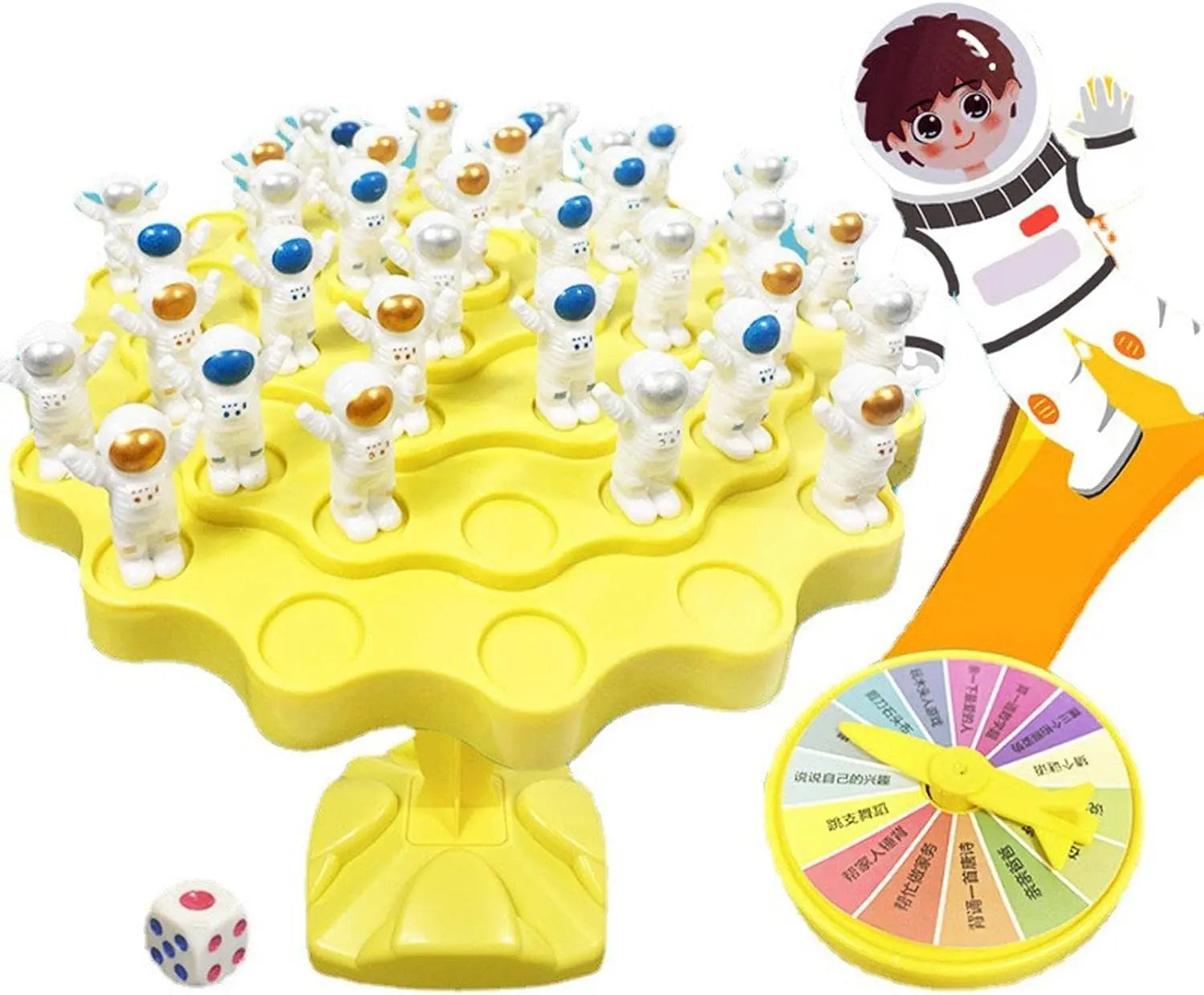 Astronaut Balance Tree Game Educational Balance Toys for Kids Balancing Astronaut Board Game for Kids Christmas Gift