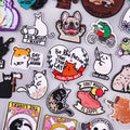 Wholesale Custom Design Patches kawaii Cartoon/Animal Cute Embroidered Patches Cat Dog Iron on Embroidery Patches for Clothing