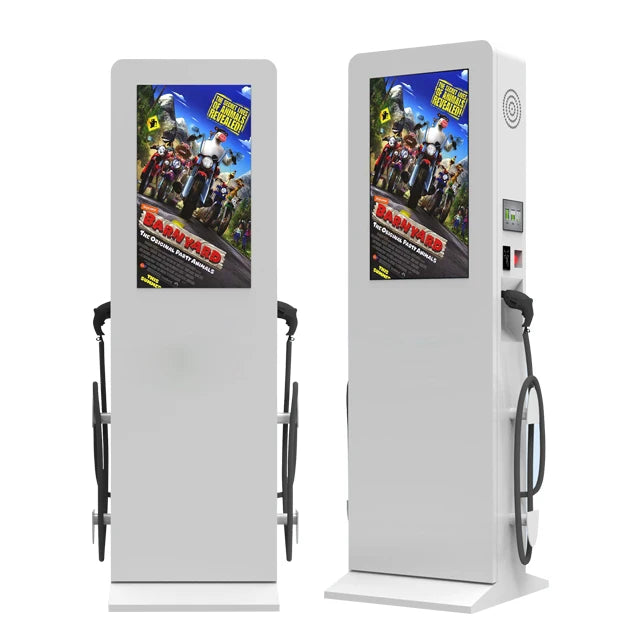 3G/4G/5G 43 Inch Outdoor Digital Signage Kiosk Taxi Motorcycle Charging Station Outdoor Totem Advertising Display Screen Kiosk