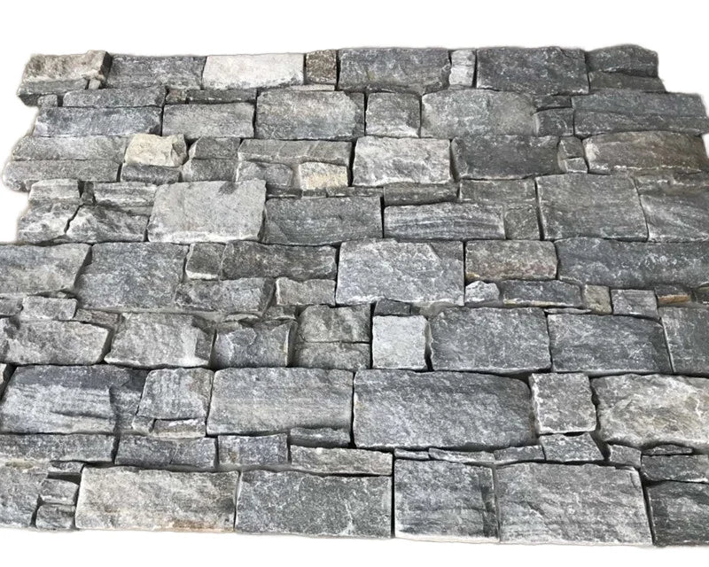 Split Culture Wall Stone Natural Slate Veneer Panels Exterior Interior Wall Cladding Tiles