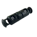 Wholesales Black Plastic Double Ends Rope Stopper Toggle  Cord End Lock for Bags