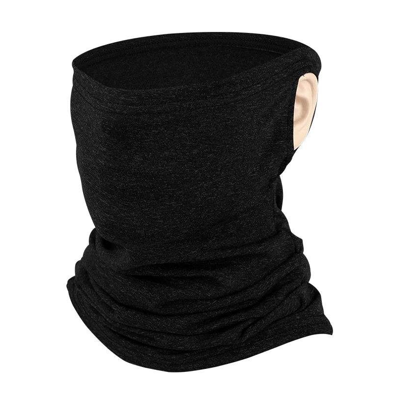 Multifunctional High Elastic Sunscreene Ear Loop Ice Silk Neck Bandana ScarfOutdoor Breathable Polyester Cycling Mask