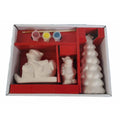 Christmas Animal Ceramic & Enamel Painting Kit Craft Art Set Paint Your Own Creative DIY Toy