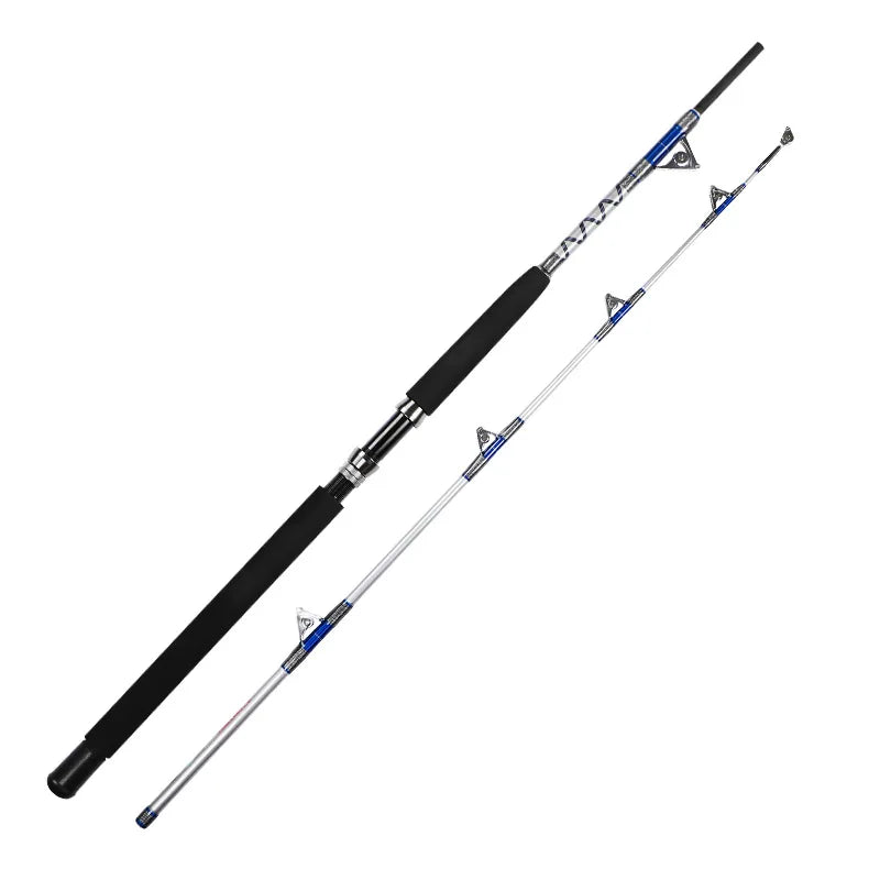 High Carbon 1.98m/2.1m Boat Rod Sea Fishing Rod Saltwater Trolling Fishing Rod