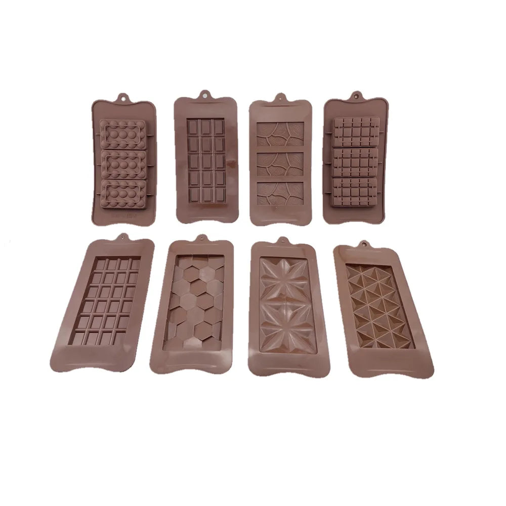 Silicone Eco-Friendly Odorless Fragment Block Chunk Chocolate Molds Cake Tools