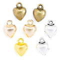 4 Colour Antique Silver Color Alloy Heart Charms Jewelry Making Findings Crafts Accessories Gifts 10*7mm A01