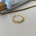 VIANRLA 925 Sterling Silver 18k Gold Plated Zircon Tiny Ring Simple Design for Daily