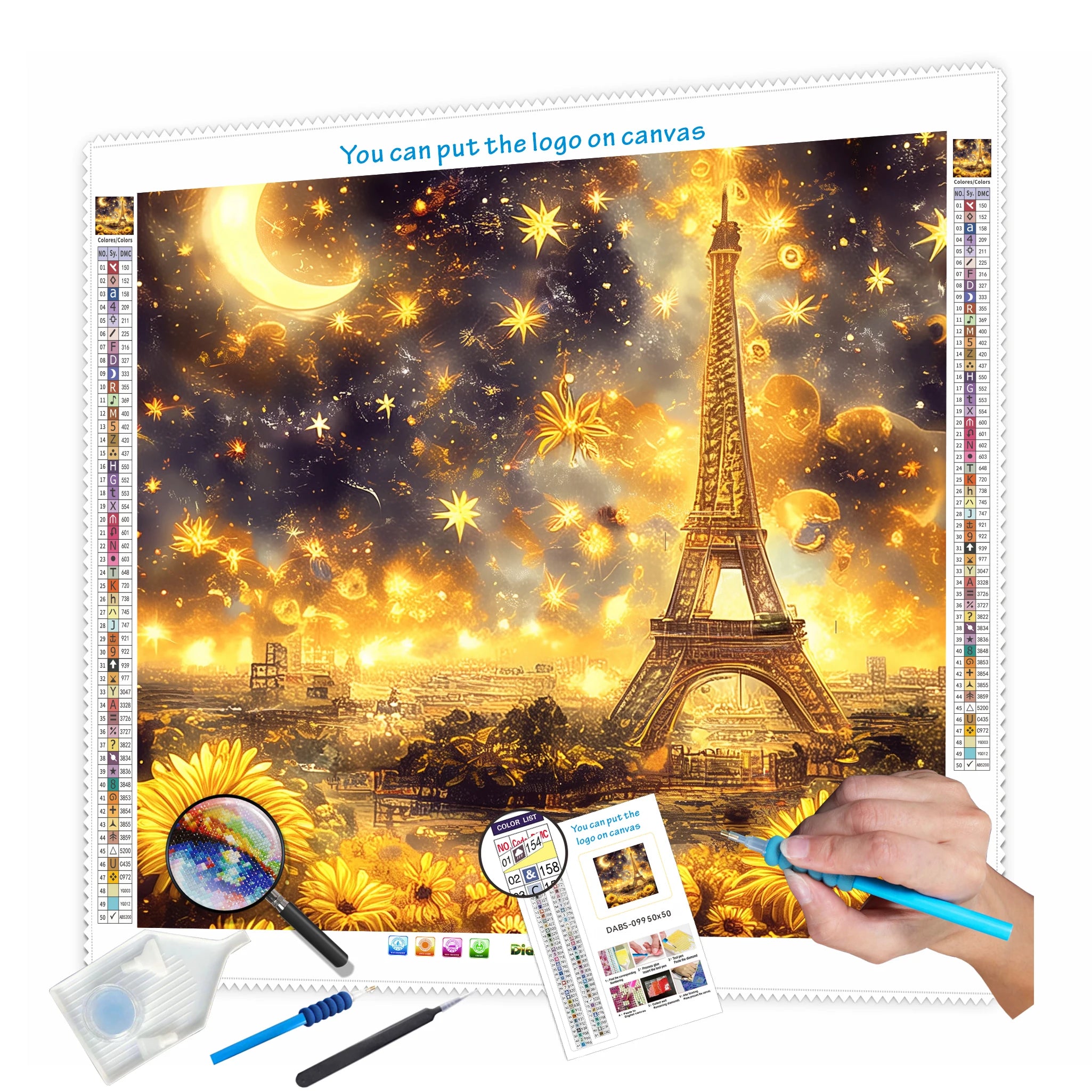 N-2214 Custom DIY Lion Diamond Painting Canvas Print Modern Style 5D Diamond Painting Wholesale Canvas