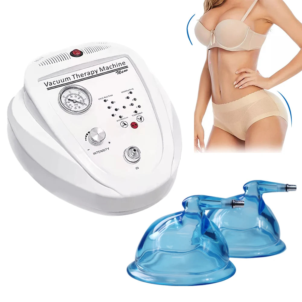 Vacuum Therapy Machine Vacuum Cupping Therapy Machine Multi-Functional Scraping and Cupping Machine Set with 4 Vacuum Cups