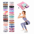 Wholesale Custom Logo Low MOQ Fabric Hip Resistance Bands Hip Fabric Booty Bands Set of 3/ Resistance Exercise Booty Bands