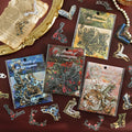 Extravagant Prophecy Series Vintage Edge Handbooks 20pcs/Pack White Card Material Loose Leaf Bottoming Decorative Collage