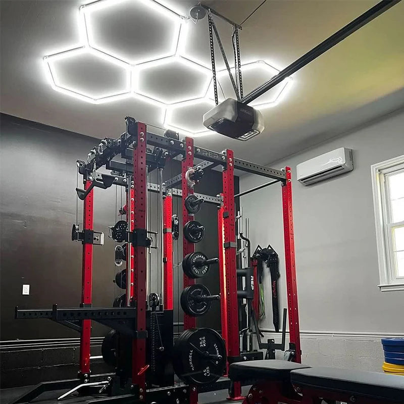 Hot Selling Industrial Lighting Gymnasium Dance Studio Hexagon Shape High Bay Gym Lights