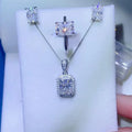Au750 Ring Pendant Necklace Earrings Shaped Reddean Cut Mulberry Stone 3 Piece Set