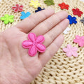 Custom Fancy Woven Sunflower Patch Iron on Embroidery Flower Patches for Clothes