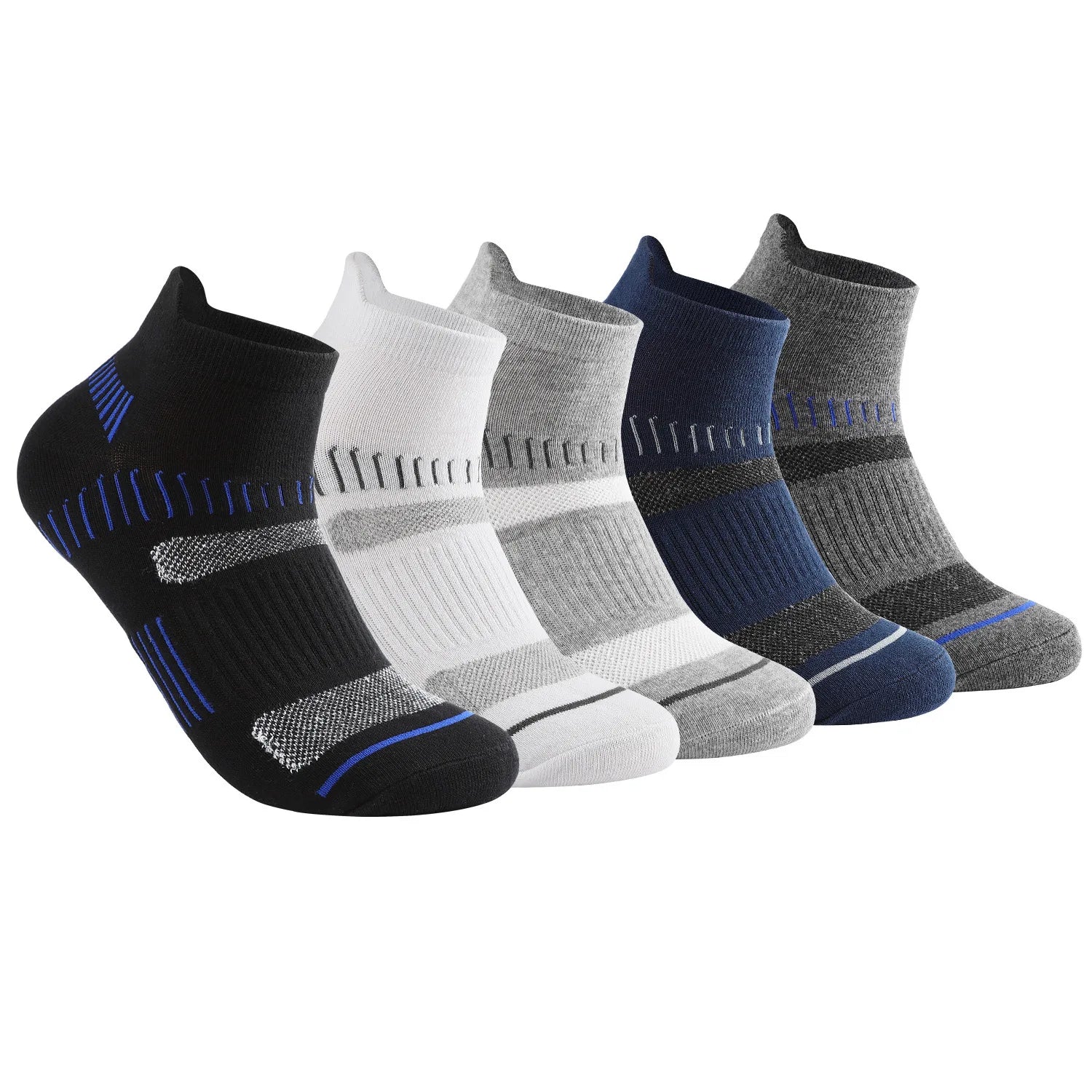 Wholesale Quick Dry Performance Sport Ankle Socks Lightweight Running Workout Socks for Men