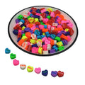 Hot Selling 10mm Valentine's Day Series Mixed Color Ceramic/Porcelain Soft Clay Slice Third Party Certified DIY Bracelet