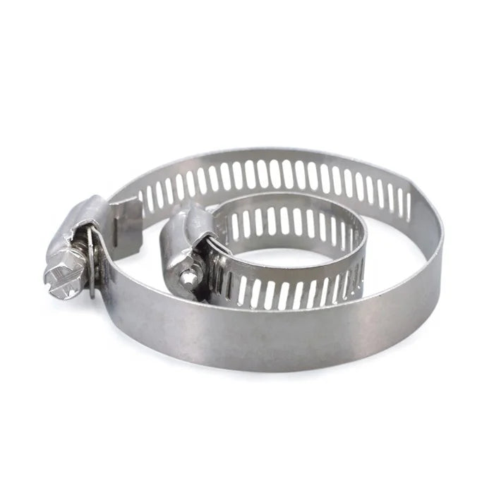 Automotive Stainless Steel Heavy Duty Pipe Clamp Fitting American Clamp Pipe lpg Spring Concrete Hose Pipe Clip Clamp Worm Drive