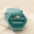 Dropshipping 925 High Quality Sterling Silver square Diamond Cubic Zircon Rings Gold Plated Women Ring Jewelry